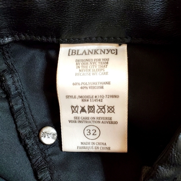 Blank NYC Faux Vegan Leather Pants - Picture 11 of 12